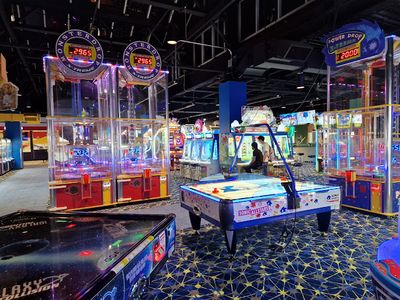 Claw machines at Round1 Bowling & Arcade - Philadelphia in Philadelphia, Pennsylvania