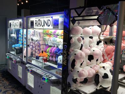 Claw machines at Round1 Bowling & Arcade - Salinas in Salinas, California
