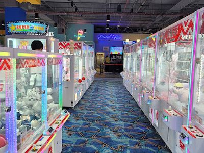 Claw machines at Round1 Bowling & Arcade - San Francisco in San Francisco, California