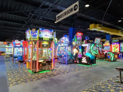 Claw machines at Round1 Bowling & Arcade - South Las Vegas in Las Vegas, Nevada