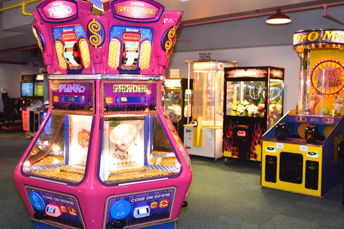 Claw machines at Ryan Family Amusements- Newport in Newport, Rhode Island