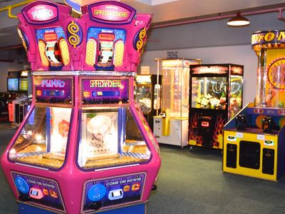 Claw machines at Ryan Family Amusements- Newport in Newport, Rhode Island