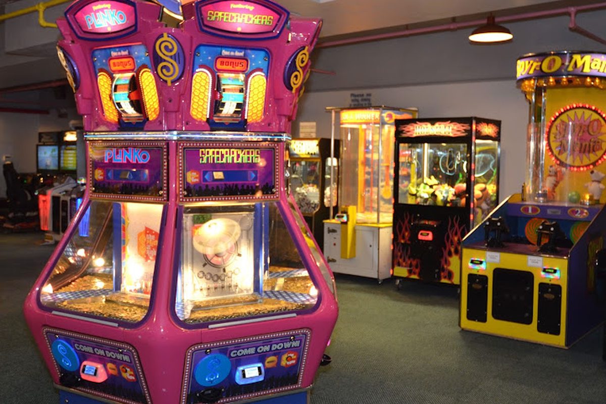 Claw machines at Ryan Family Amusements- Oak Bluffs in Oak Bluffs, Massachusetts