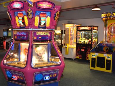 Claw machines at Ryan Family Amusements- Oak Bluffs in Oak Bluffs, Massachusetts