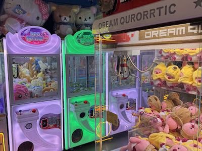 Claw machines at Space Zero in Braintree, Massachusetts