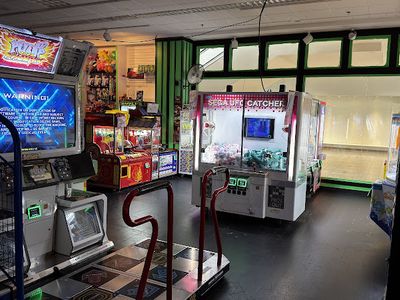 Claw machines at Starrcade Amusements in Kennesaw, Georgia