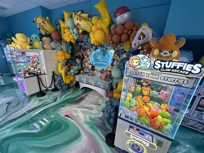 Stuffies Claw Arcade claw machine venue in Salinas, California