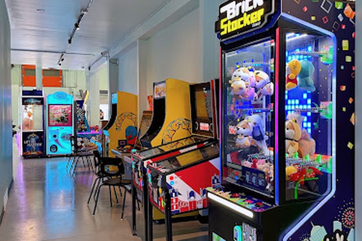 Claw machines at The Fun Factory in Saskatoon, Saskatchewan