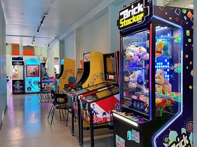 Claw machines at The Fun Factory in Saskatoon, Saskatchewan