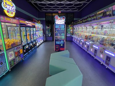 The Lucky Claw claw machine venue in Dallas, Texas