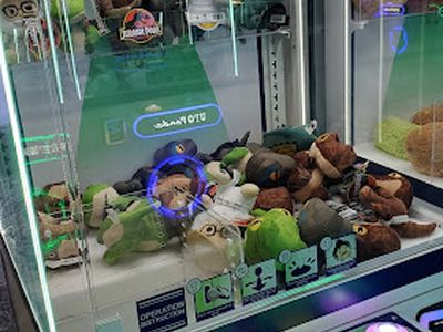 Claw machines at UFO Panda in Oakdale, Minnesota