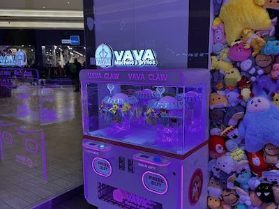 Claw machines at Vava in Montreal, Quebec