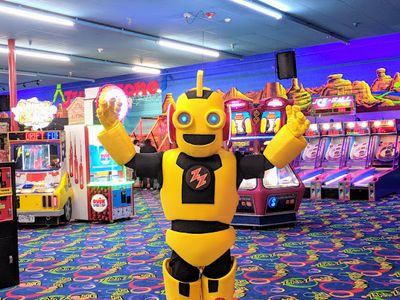 Claw machines at Zap Zone in Sterling Heights, Michigan